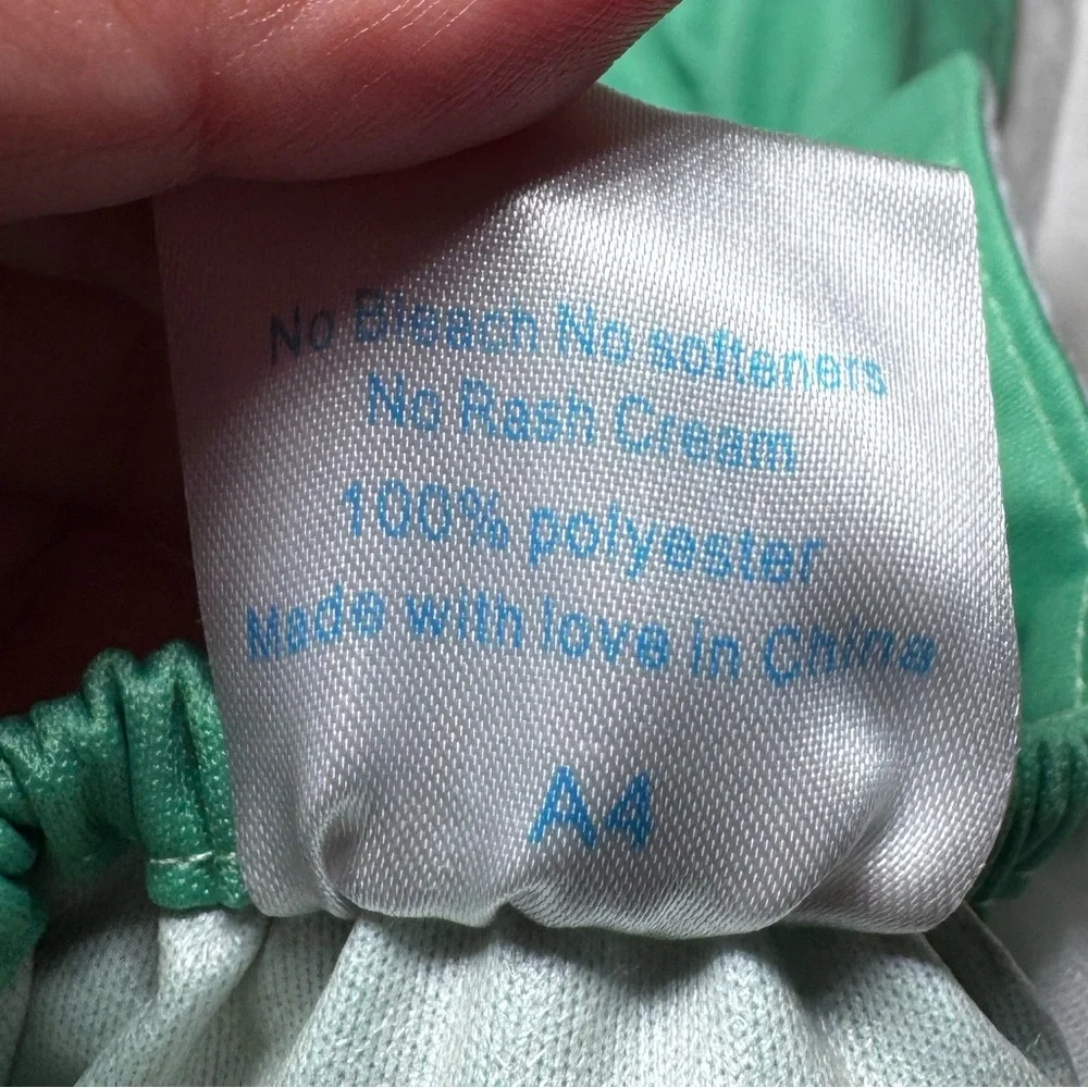 Squishy Tushie Retired Bulbasaur edition Cloth diaper with insert included